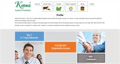 Desktop Screenshot of kirns.com