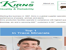Tablet Screenshot of kirns.com